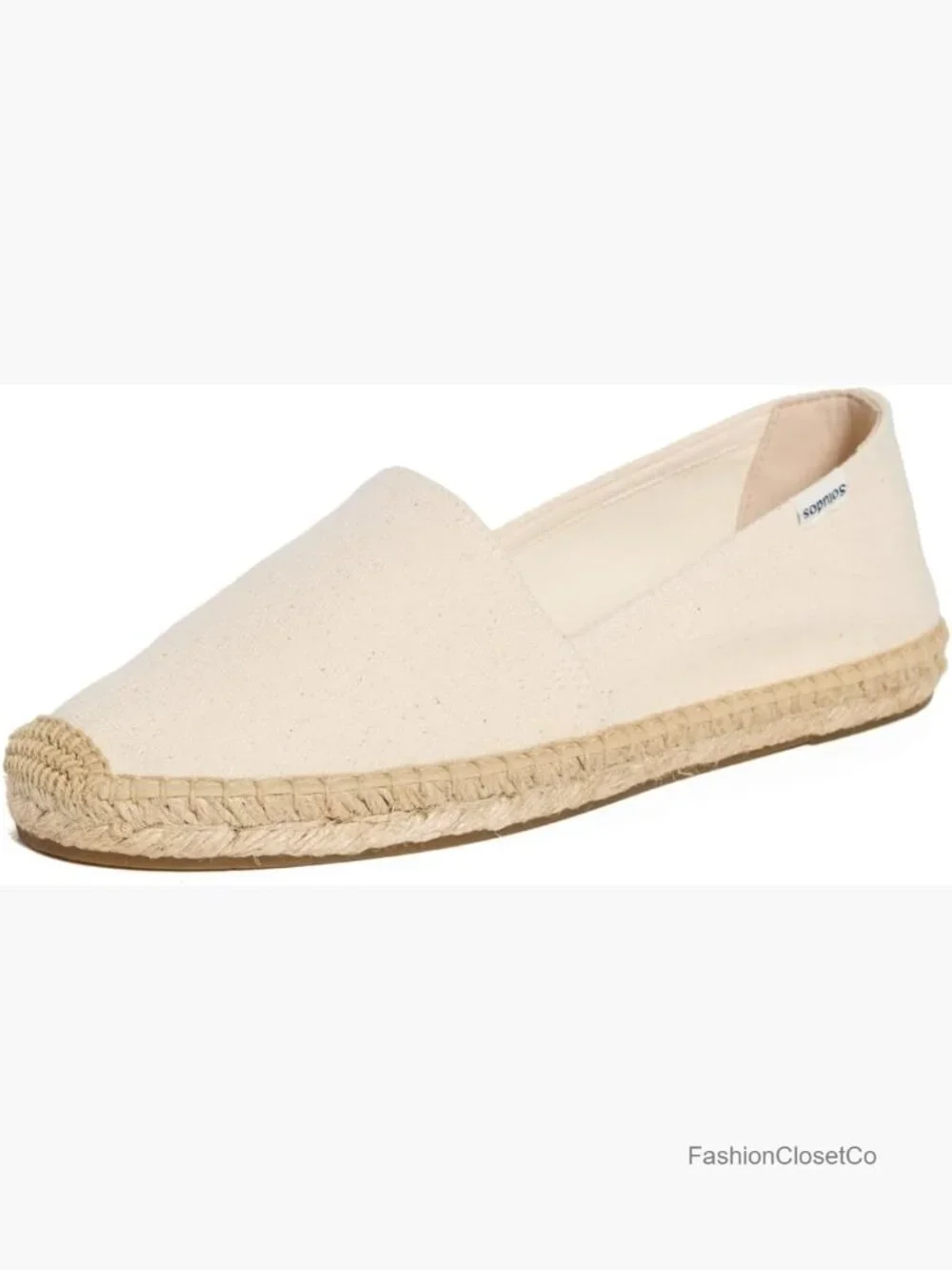 Espadrilles, Braided Jute Footbed, Slip-On Casual